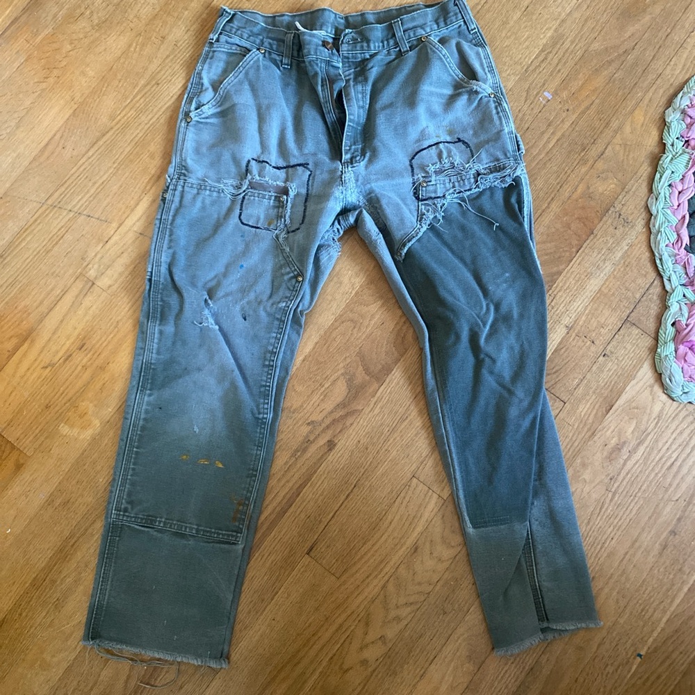 Distressed artist carhartt pant
